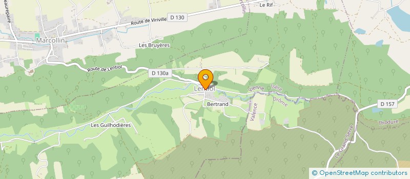 localisation de l'entreprise COMMUNE DE LENTIOL  LENTIOL