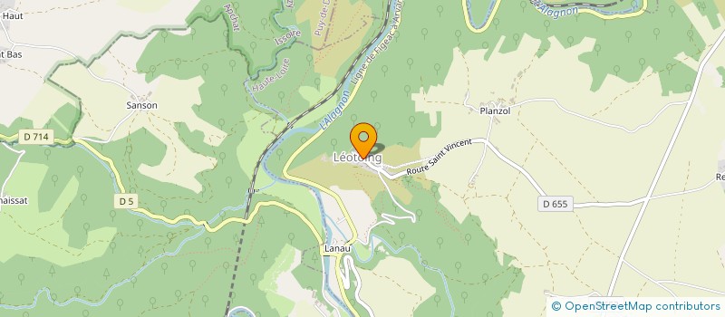localisation de l'entreprise COMMUNE DE LEOTOING  LEOTOING