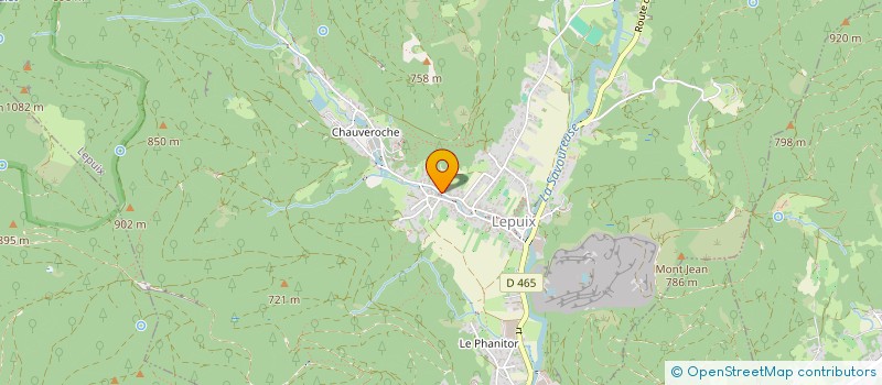 localisation de l'entreprise COMMUNE DE LEPUIX  LEPUIX