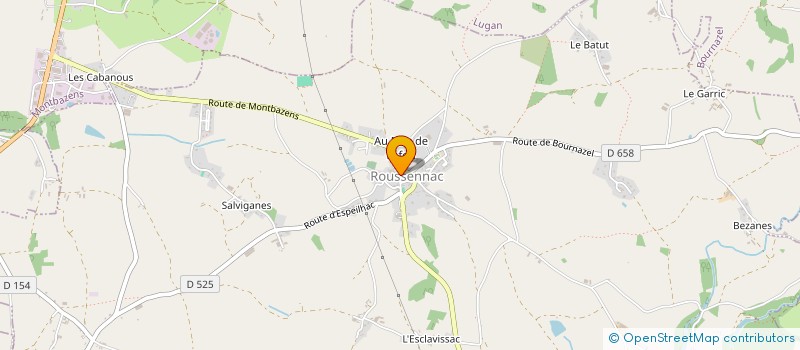 localisation de l'entreprise COMMUNE DE LES ALBRES à LES ALBRES