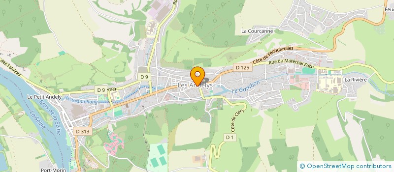 localisation de l'entreprise COMMUNE DE LES ANDELYS à LES ANDELYS