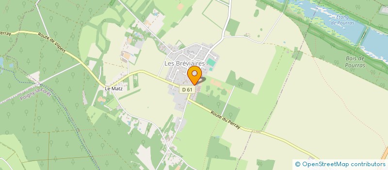 localisation de l'entreprise COMMUNE DE LES BREVIAIRES  LES BREVIAIRES