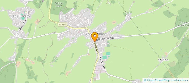 localisation de l'entreprise COMMUNE DE LES ECORCES  LES ECORCES