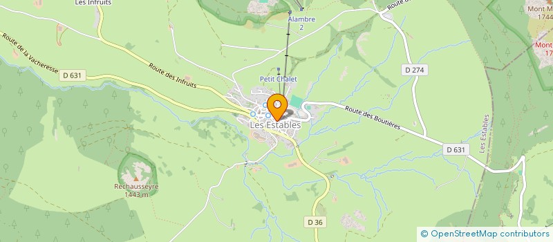 localisation de l'entreprise COMMUNE DE LES ESTABLES  LES ESTABLES