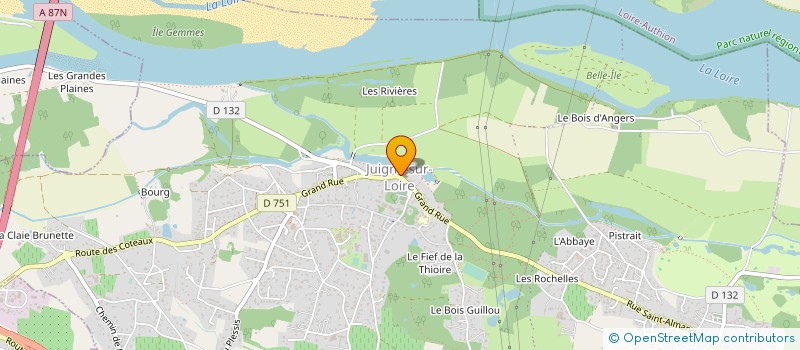localisation de l'entreprise COMMUNE DE LES GARENNES SUR LOIRE à LES GARENNES SUR LOIRE