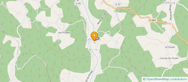 localisation de l'entreprise COMMUNE DE LES JUNIES  LES JUNIES