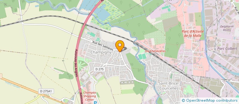 localisation de l'entreprise COMMUNE DE LES MESNEUX  LES MESNEUX