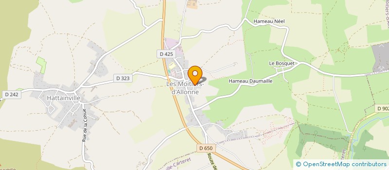 localisation de l'entreprise COMMUNE DE LES MOITIERS D'ALLONNE  LES MOITIERS-D'ALLONNE