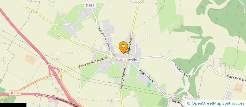 localisation de l'entreprise COMMUNE DE LES PREAUX  LES PREAUX