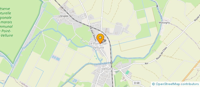 localisation de l'entreprise COMMUNE DE LES VELLUIRE-SUR-VENDEE à LES VELLUIRE-SUR-VENDEE