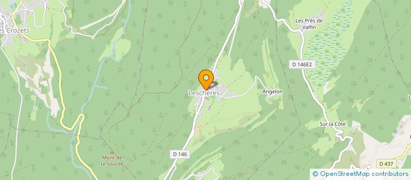 localisation de l'entreprise COMMUNE DE LESCHERES  LESCHERES