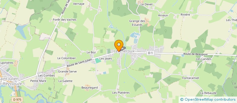 localisation de l'entreprise COMMUNE DE LESCHEROUX  LESCHEROUX