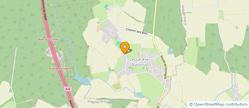 localisation de l'entreprise COMMUNE DE LESSARD LE NATIONAL  LESSARD-LE-NATIONAL