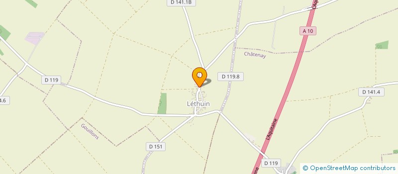 localisation de l'entreprise COMMUNE DE LETHUIN à LETHUIN
