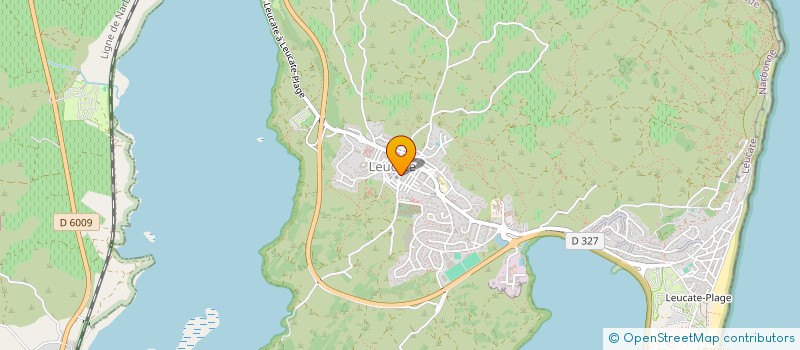 localisation de l'entreprise COMMUNE DE LEUCATE  LEUCATE