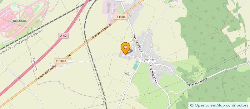 localisation de l'entreprise COMMUNE DE LEYMENT  LEYMENT