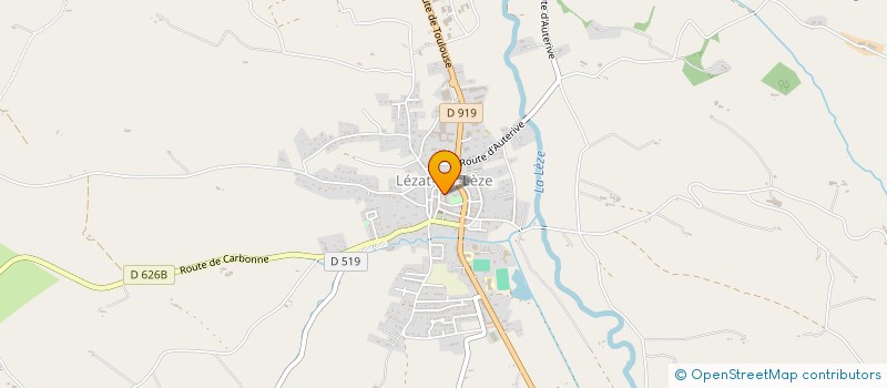 localisation de l'entreprise COMMUNE DE LEZAT SUR LEZE à LEZAT-SUR-LEZE