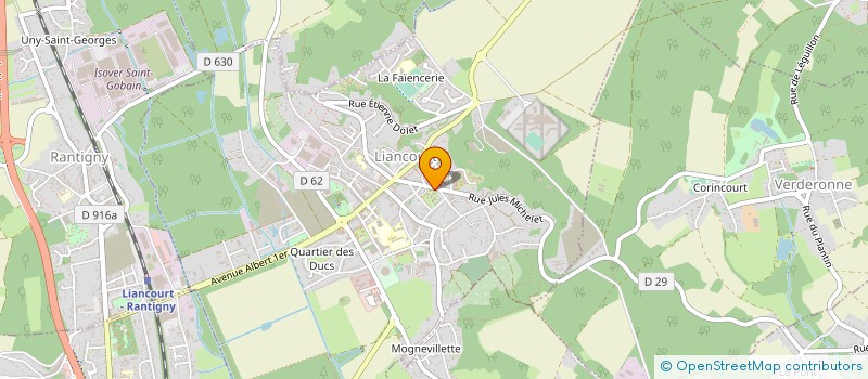 localisation de l'entreprise COMMUNE DE LIANCOURT à LIANCOURT