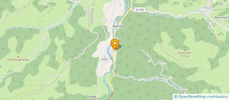 localisation de l'entreprise COMMUNE DE LICQ ATHEREY  LICQ-ATHEREY