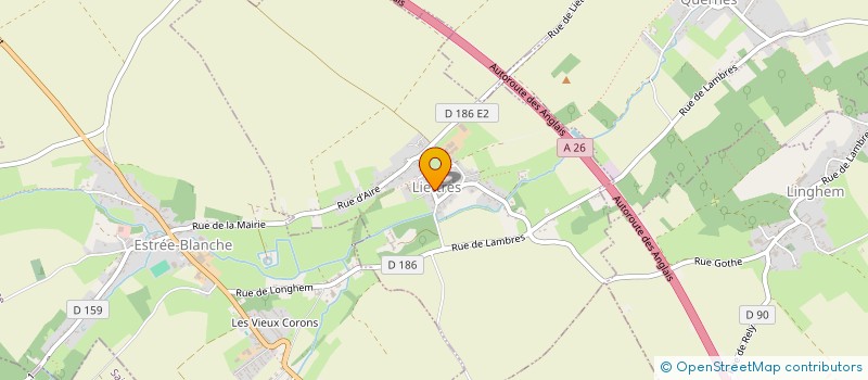 localisation de l'entreprise COMMUNE DE LIETTRES  LIETTRES