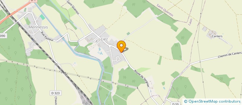 localisation de l'entreprise COMMUNE DE LIEZ à LIEZ