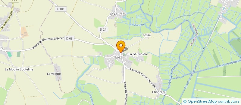 localisation de l'entreprise COMMUNE DE LIEZ à LIEZ