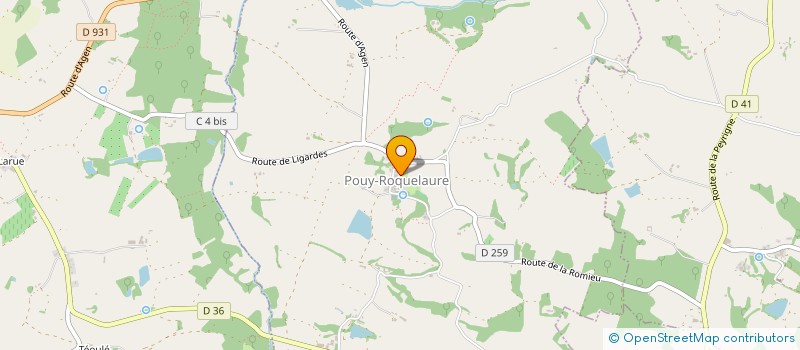 localisation de l'entreprise COMMUNE DE LIGARDES  LIGARDES