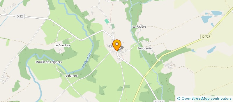 localisation de l'entreprise COMMUNE DE LIGLET  LIGLET