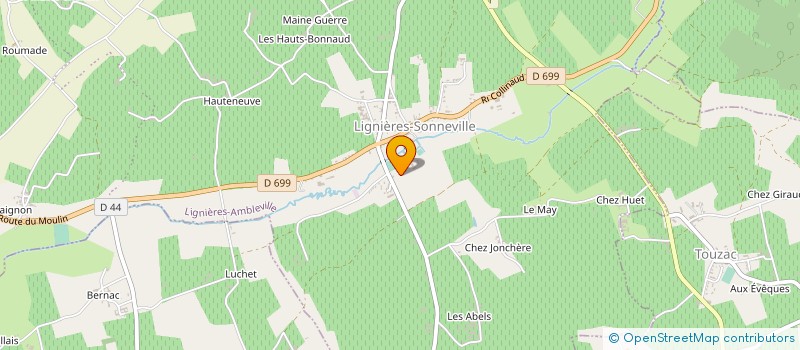 localisation de l'entreprise COMMUNE DE LIGNIERES-AMBLEVILLE à LIGNIERES-AMBLEVILLE