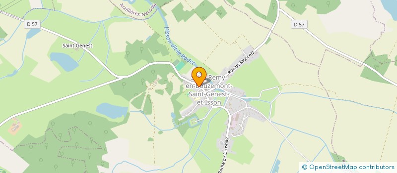 localisation de l'entreprise COMMUNE DE LIGNON  LIGNON