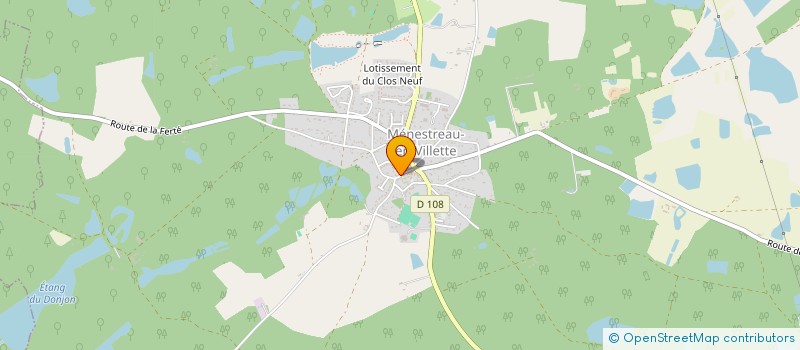 localisation de l'entreprise COMMUNE DE LIGNY LE RIBAULT à LIGNY-LE-RIBAULT