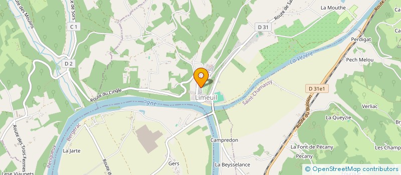 localisation de l'entreprise COMMUNE DE LIMEUIL  LIMEUIL