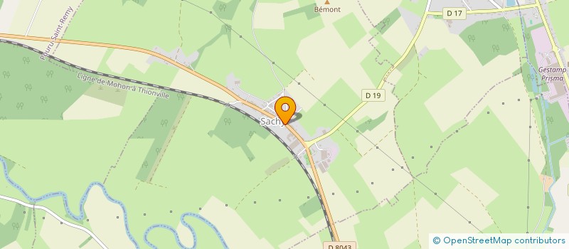 localisation de l'entreprise COMMUNE DE LINAY  LINAY