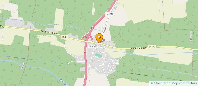 localisation de l'entreprise COMMUNE DE LIPOSTHEY  LIPOSTHEY