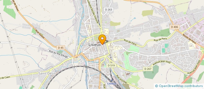localisation de l'entreprise COMMUNE DE LISIEUX à LISIEUX