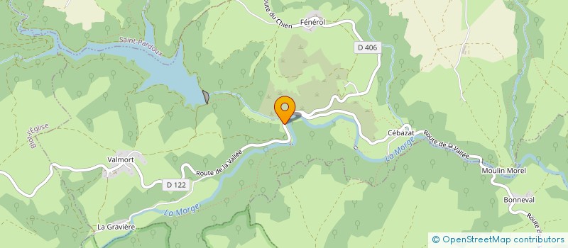 localisation de l'entreprise COMMUNE DE LISSEUIL  LISSEUIL