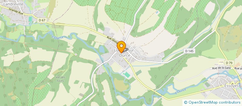 localisation de l'entreprise COMMUNE DE LOCHES SUR OURCE  LOCHES-SUR-OURCE