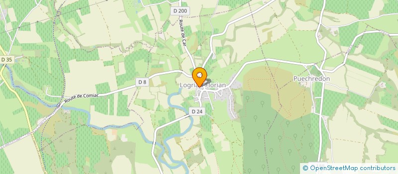 localisation de l'entreprise COMMUNE DE LOGRIAN-FLORIAN  LOGRIAN-FLORIAN