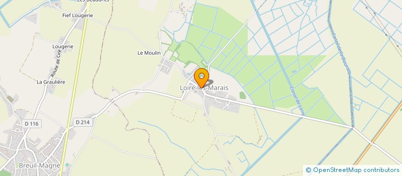 localisation de l'entreprise COMMUNE DE LOIRE LES MARAIS  LOIRE-LES-MARAIS