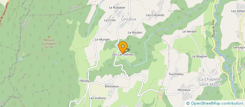 localisation de l'entreprise COMMUNE DE LOISIEUX à LOISIEUX