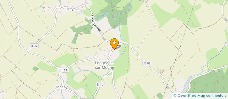 localisation de l'entreprise COMMUNE DE LONGEVILLE SUR MOGNE  LONGEVILLE-SUR-MOGNE