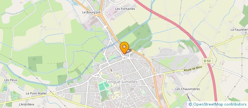 localisation de l'entreprise COMMUNE DE LONGUE-JUMELLES à LONGUE-JUMELLES