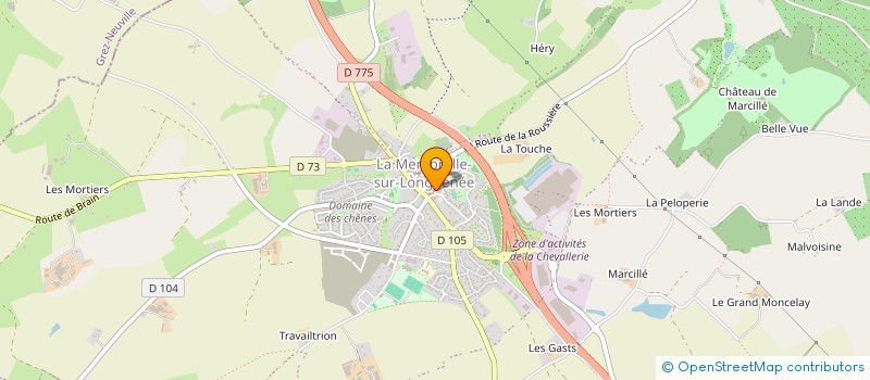 localisation de l'entreprise COMMUNE DE LONGUENEE-EN-ANJOU à LONGUENEE-EN-ANJOU