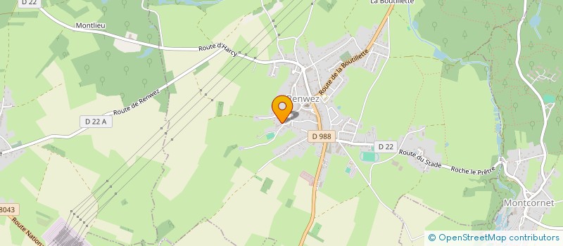 localisation de l'entreprise COMMUNE DE LONNY  LONNY