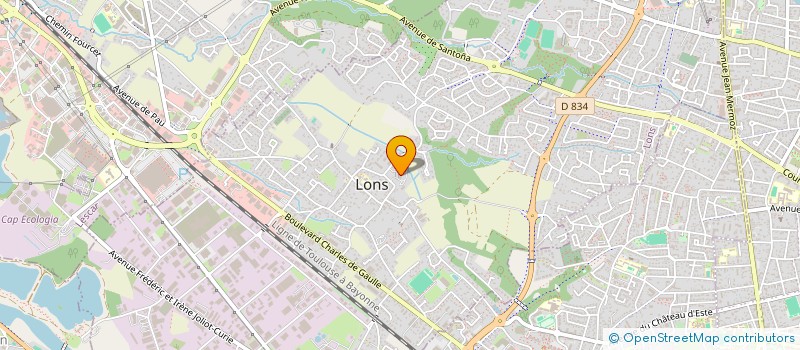 localisation de l'entreprise COMMUNE DE LONS à LONS