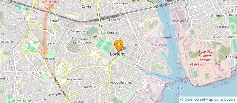 localisation de l'entreprise COMMUNE DE LORIENT à LORIENT