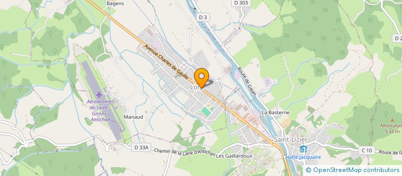 localisation de l'entreprise COMMUNE DE LORP SENTARAILLE à LORP-SENTARAILLE