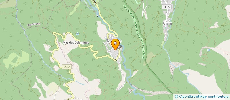 localisation de l'entreprise COMMUNE DE LOS MASOS  LOS MASOS