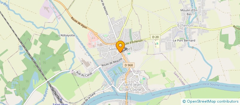 localisation de l'entreprise COMMUNE DE LOSNE à LOSNE