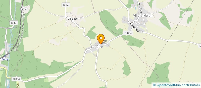 localisation de l'entreprise COMMUNE DE LOUATRE  LOUATRE